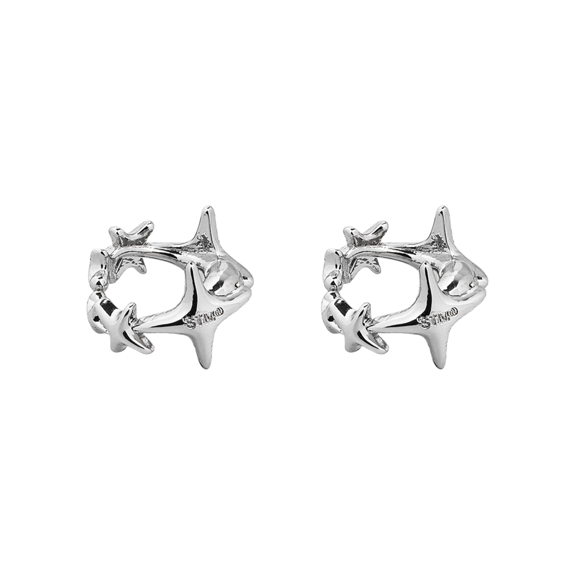 센티멍 넘버 530 이어커프 실버