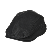 Aeae Leather Hunting Cap Black