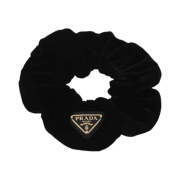 (W) Prada Velvet Scrunchie Black