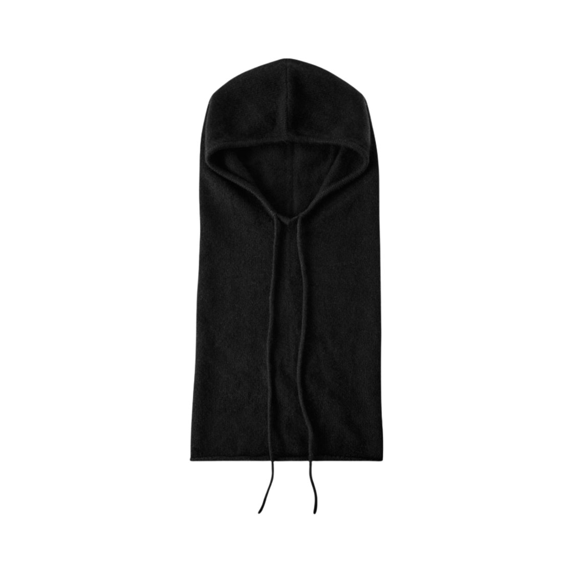 113357 (W) Aritzia Babaton Luxe Cashmere Solitude Hood Cashmere Balaclava Black