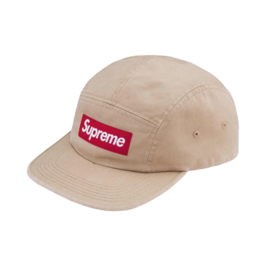 Supreme Washed Chino Twill Camp Cap Tan - 24FW