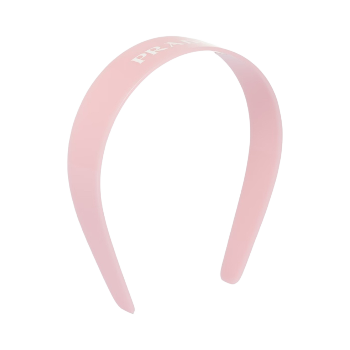1IH052-2CLP-F0E18 (W) Prada Plexiglas Headband Alabaster Pink