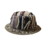 Kapital 7G Knit Gaudy Bucket Hat Green Khaki