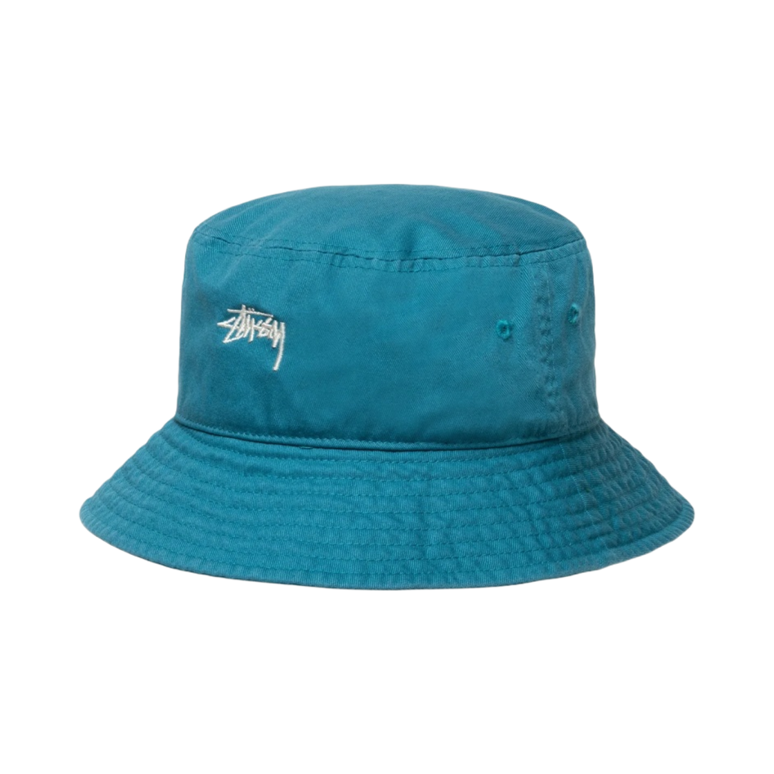 스투시 스탁 버킷햇 아쿠아(Stussy Stock Bucket Hat Aqua) - 2