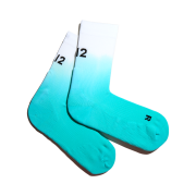 LI2 Gradation Running Crew Socks Ocean Green