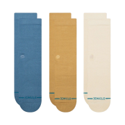 STANCE Icon Crew 3 Pack Cream
