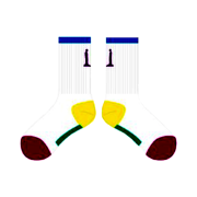G-DRAGON Ubermensch Socks Multicolor B Ver.