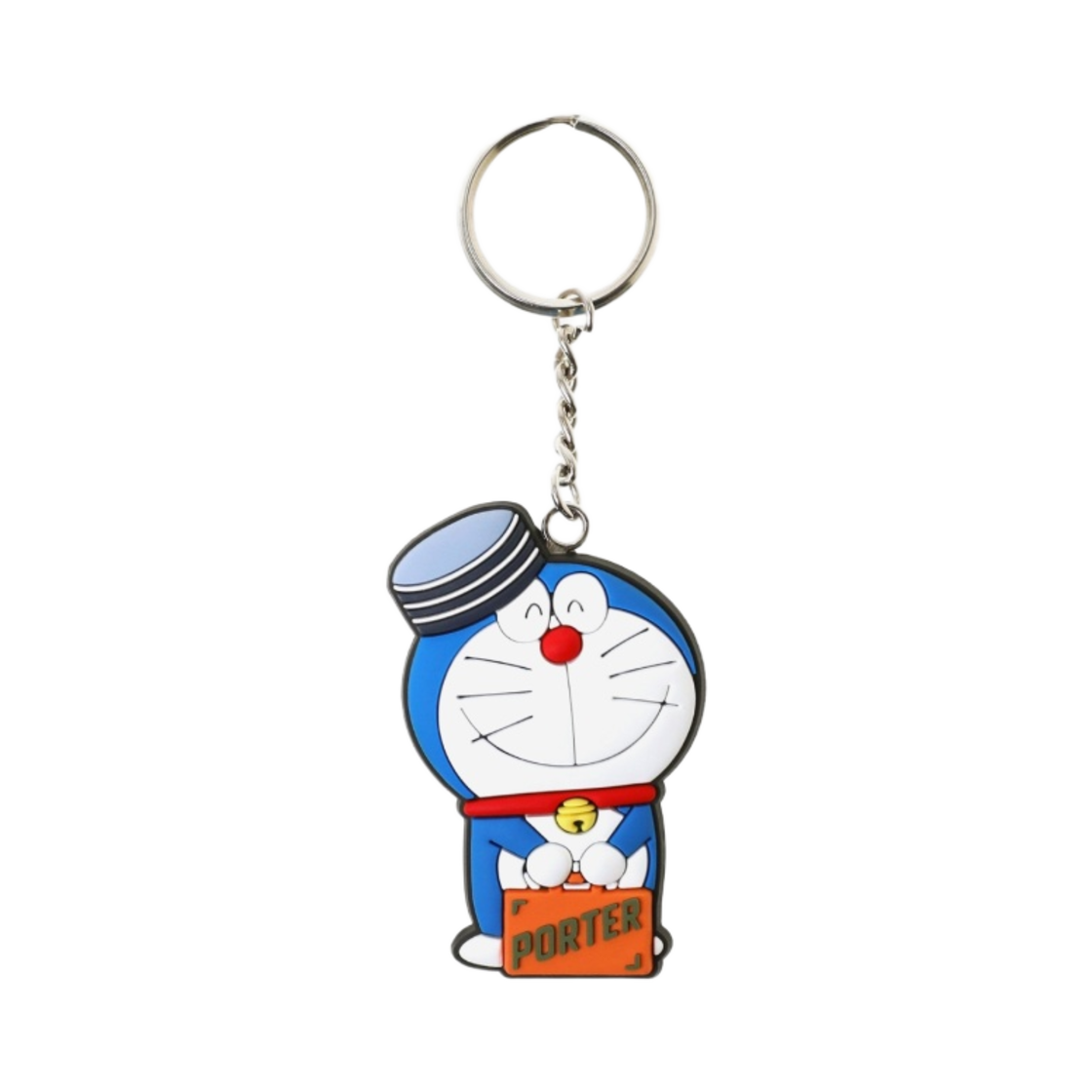포터 x 도라에몽 키 참 프론트 오렌지(Porter x Doraemon Key Charm Front Orange)