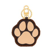Louis Vuitton LV Paw Key Holder & Bag Charm Brown