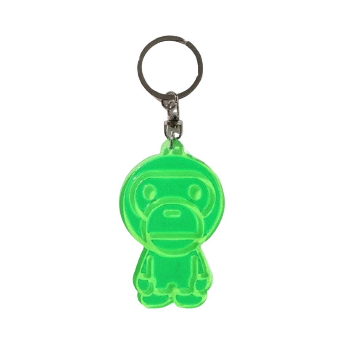 - BAPE Baby Milo Reflective Keychain Green