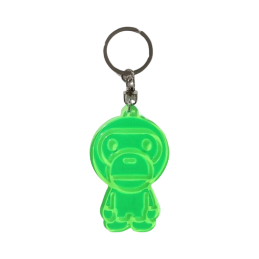 - BAPE Baby Milo Reflective Keychain Green