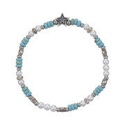 Scudo Mint Sea Star Beads Bracelet