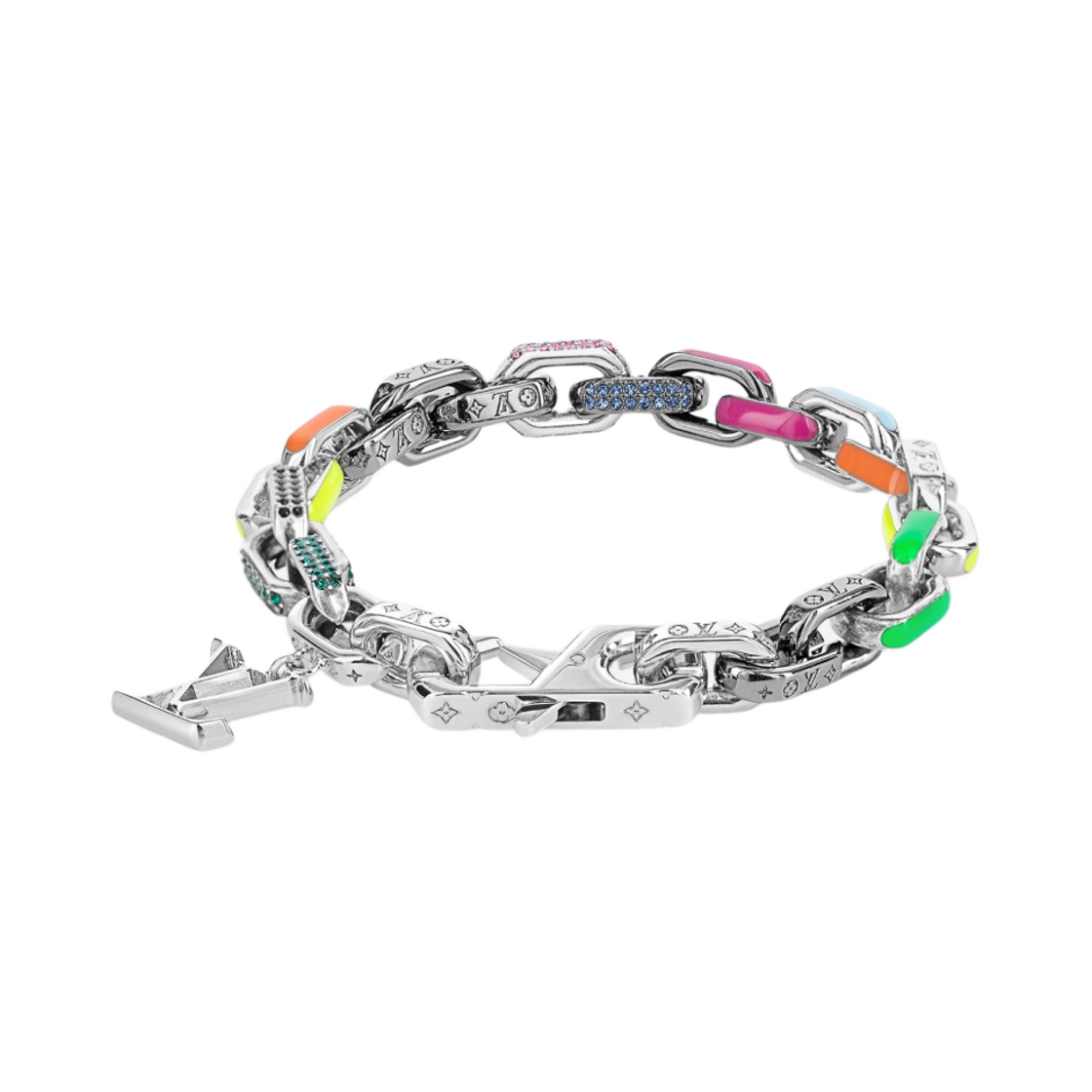 루이비통 파라다이스 체인 브레이슬릿 레인보우(Louis Vuitton Paradise Chain Bracelet Rainbow) - 2
