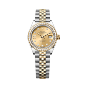 Rolex Lady-Datejust 28mm 279383RBR Champagne Diamond-Set Jubilee