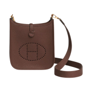 Hermes Evelyne 16 Amazone Bag Maurice & Gold Cacao