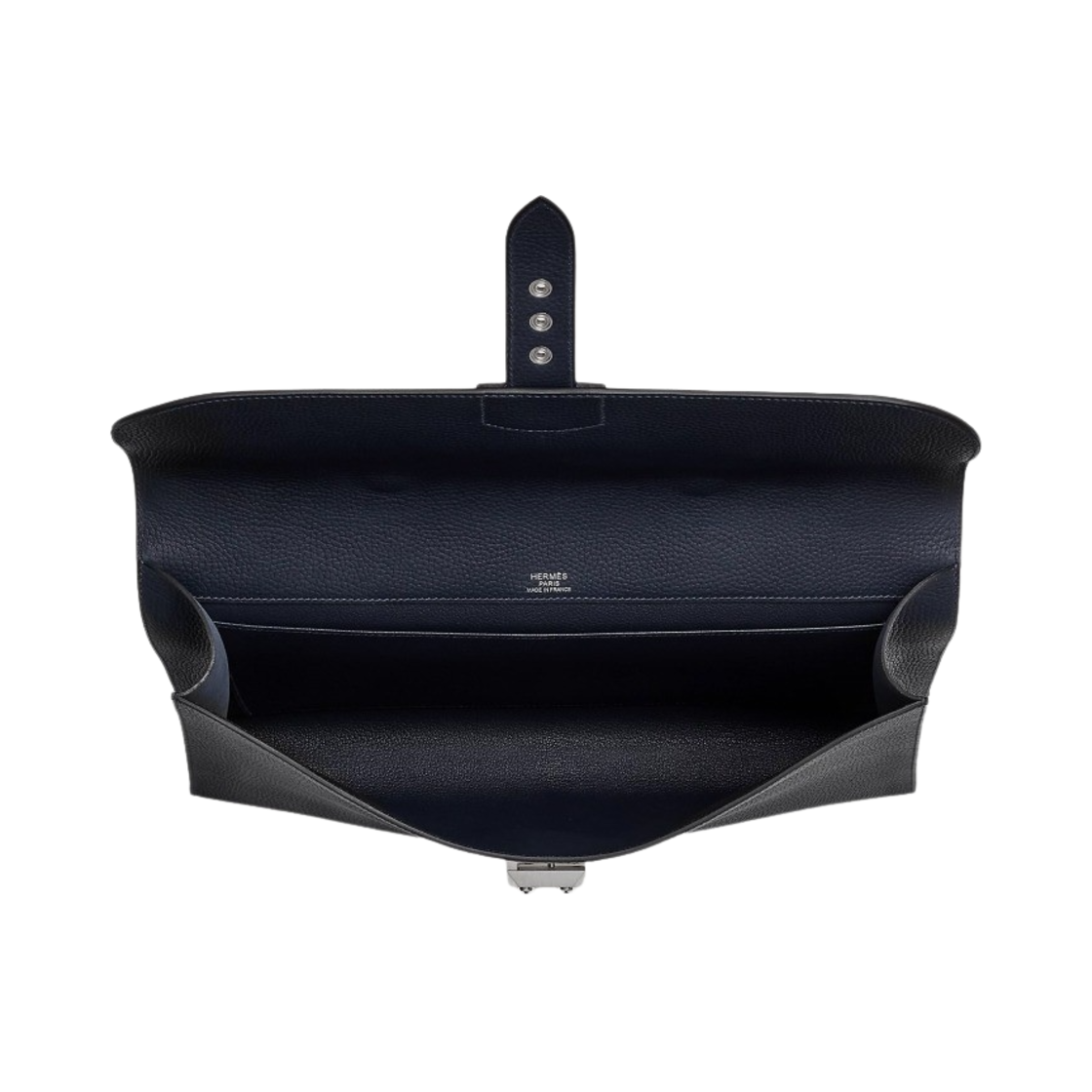 에르메스 삭 아 데페쉬 라이트 1-37 브리프케이스 카우하이드 & 팔라듐 하드웨어 블루 뉘(Hermes Sac A Depeches Light 1-37 Briefcase Cowhide & Palladium Bleu Nuit) - 3