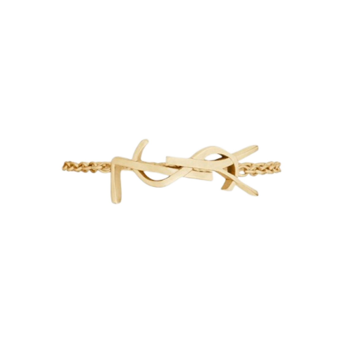 생로랑 카산드라 체인 링 18K 옐로우 골드(Saint Laurent Cassandre Chain Ring in 18K Yellow Gold) - 1
