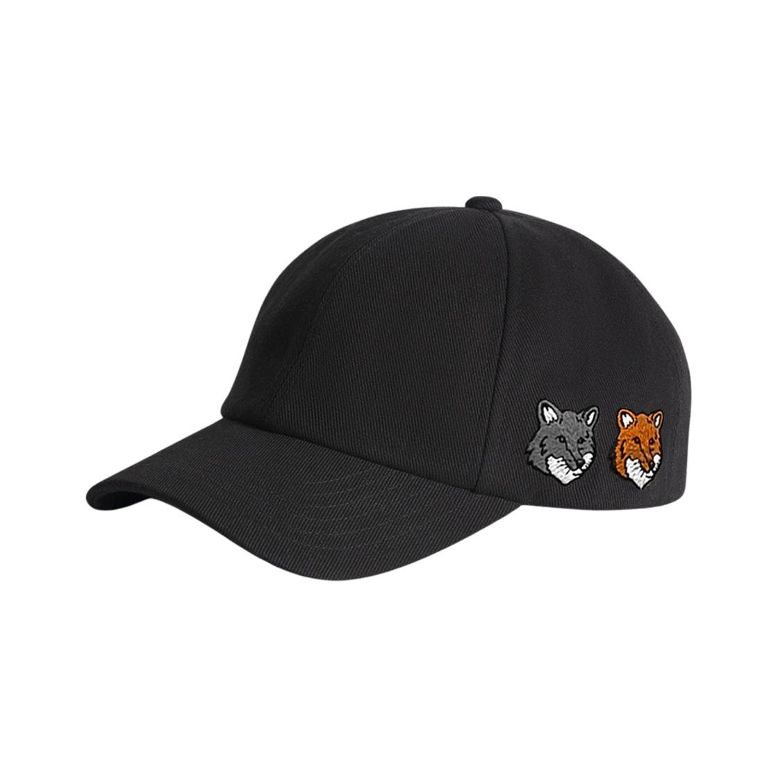 메종 키츠네 더블 볼드 폭스 헤드 캡 앤트러사이트(Maison Kitsune Double Bold Fox Head Cap Anthracite) - 2
