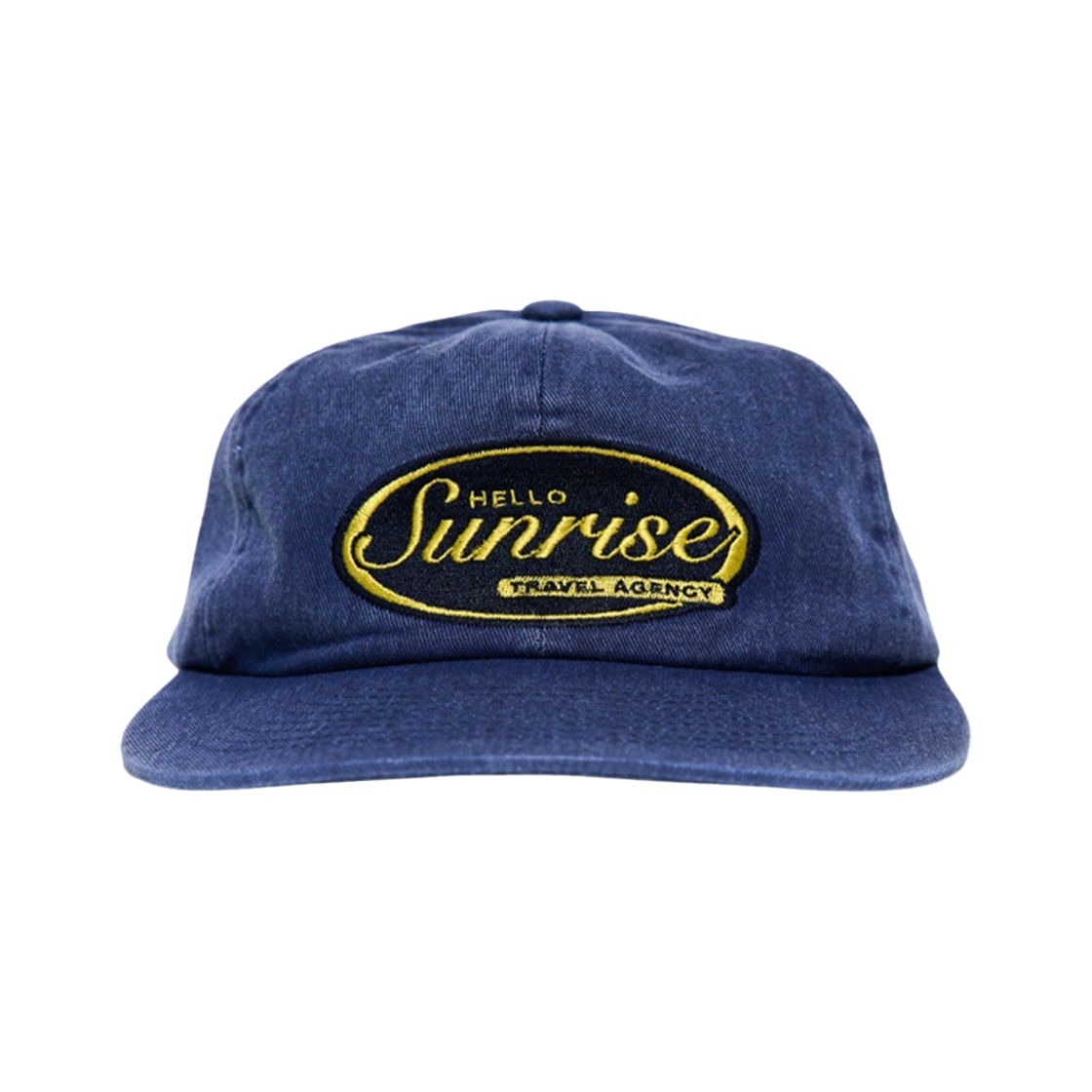 헬로선라이즈 오벌 로고 6패널 캡 네이비(Hello Sunrise Oval Logo 6Panel Cap Navy)