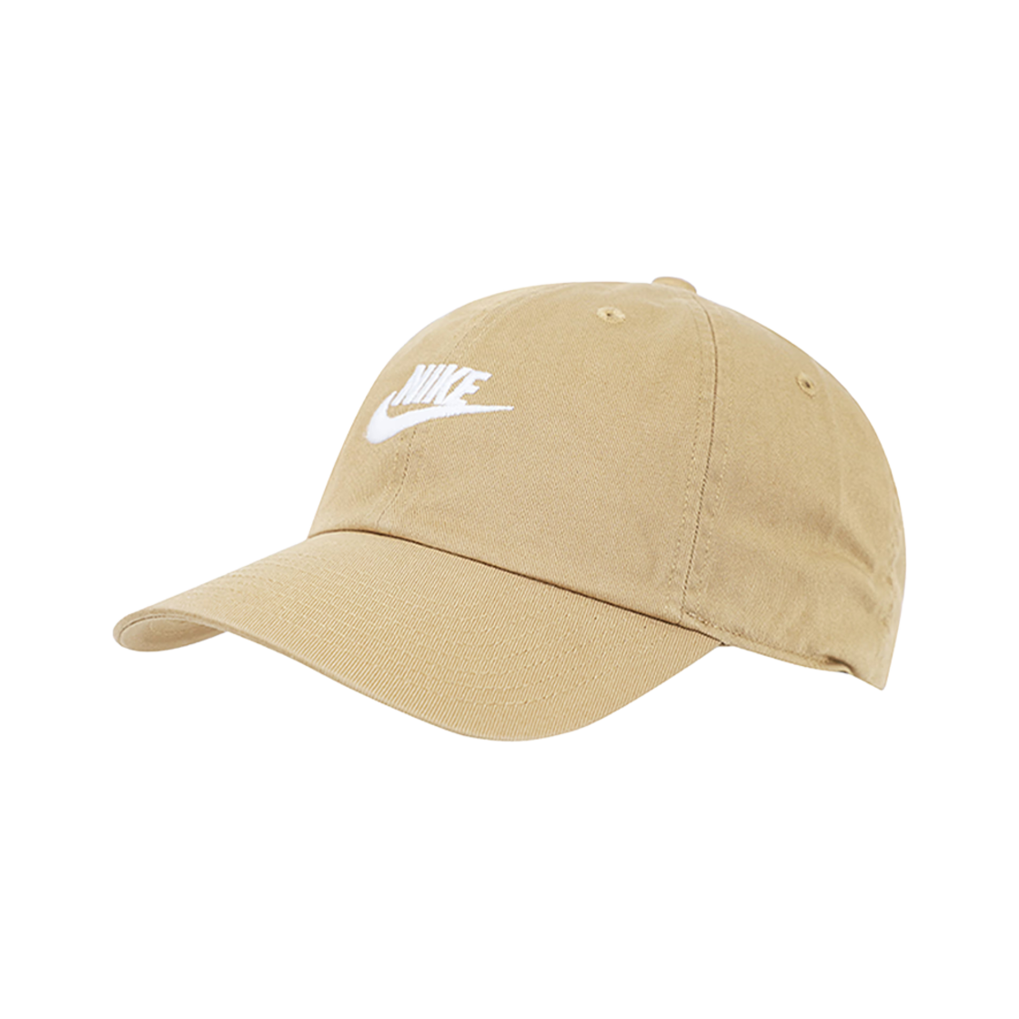 나이키 클럽 언스트럭처 퓨추라 워시드 캡 파라슈트 베이지 화이트(Nike Club Unstructured Futura Washed Cap Parachute Beige White)