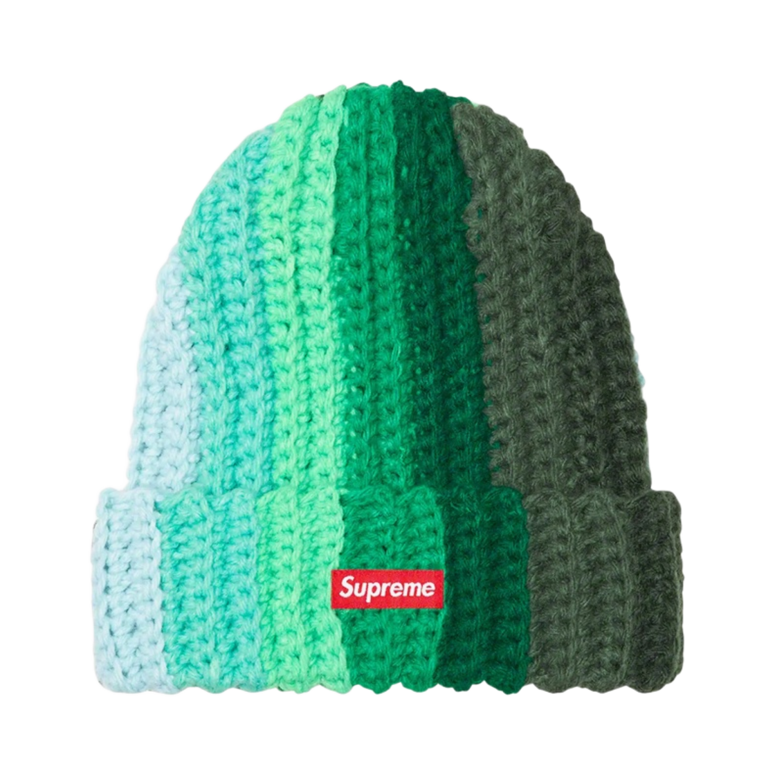 슈프림 그라디언트 크로쉐 비니 그린 - 22FW(Supreme Gradient Crochet Beanie Green - 22FW) - 1