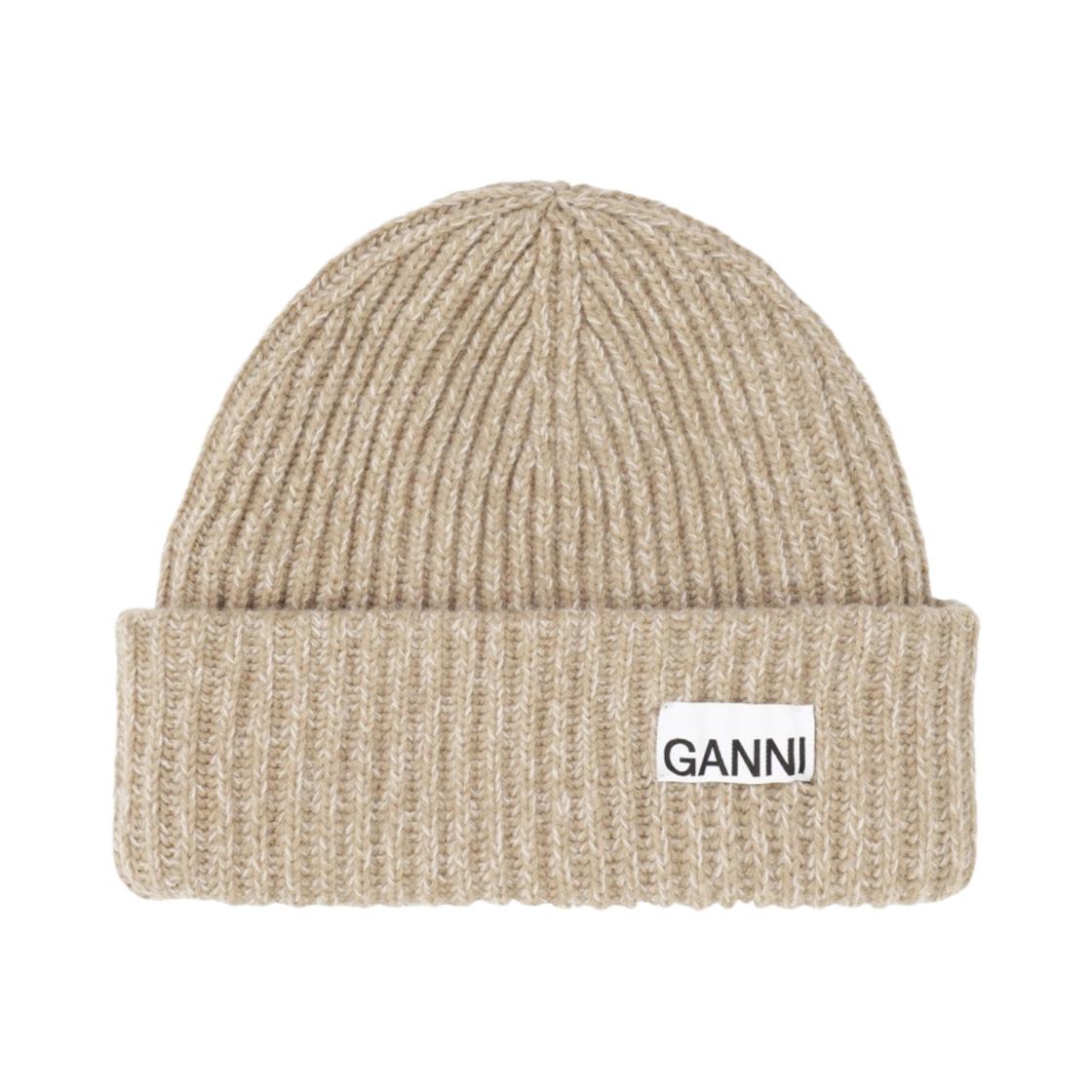 가니 오버사이즈 울 비니 페트리파이드 오크(Ganni Oversized Wool Beanie Petrified Oak)