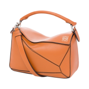 Loewe Small Puzzle Bag In Classic Calfskin Tan