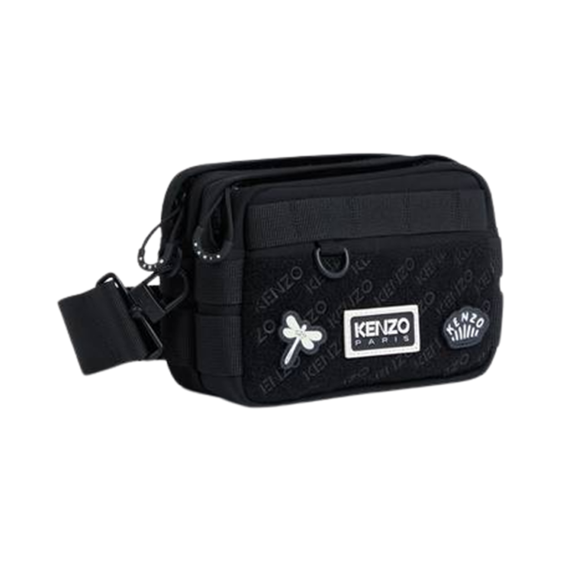 겐조 정글 크로스바디백 블랙(Kenzo Jungle Crossbody Bag Black)