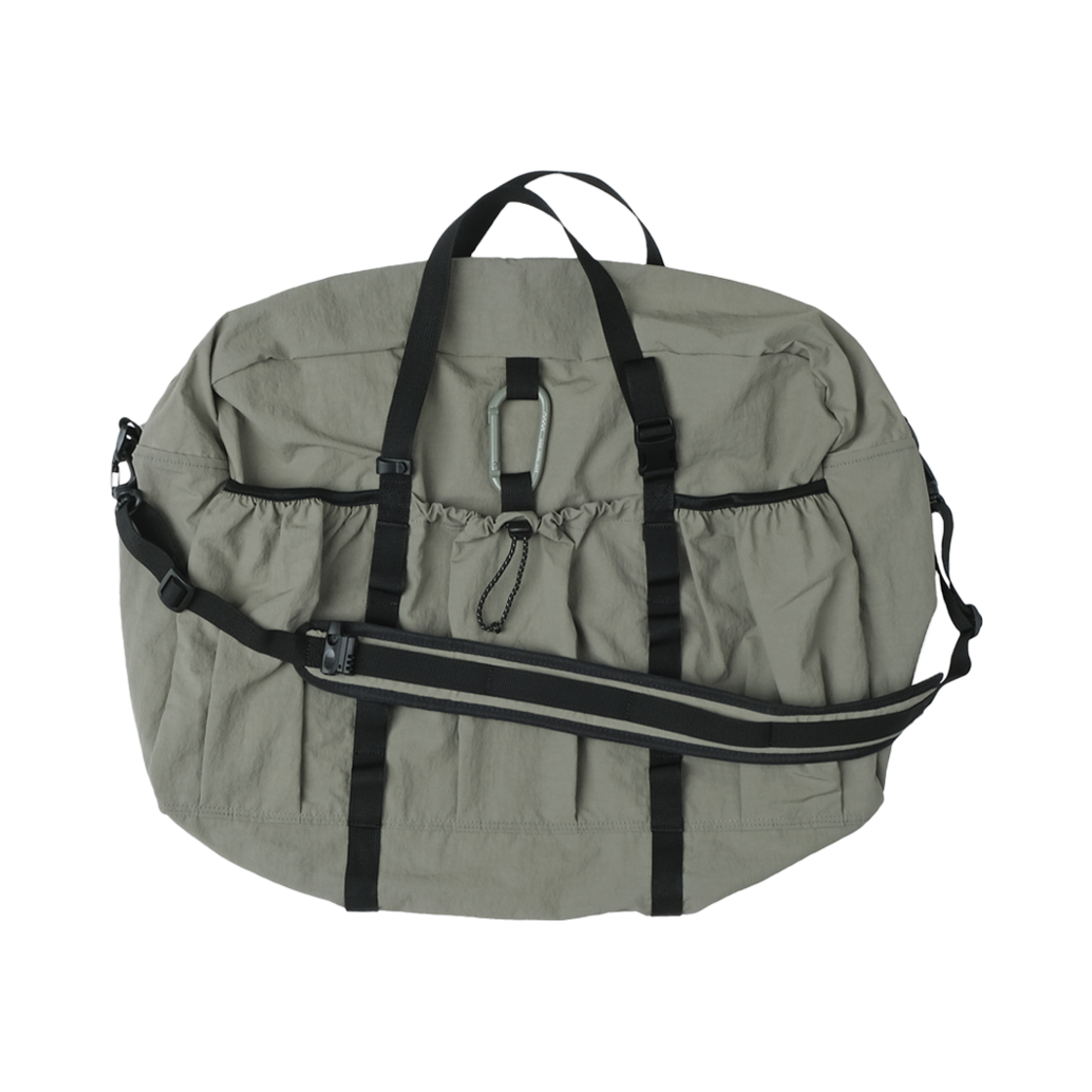 B-098 mmogarden mmo Boston Bag 095 Nylon Slub Soft Khaki