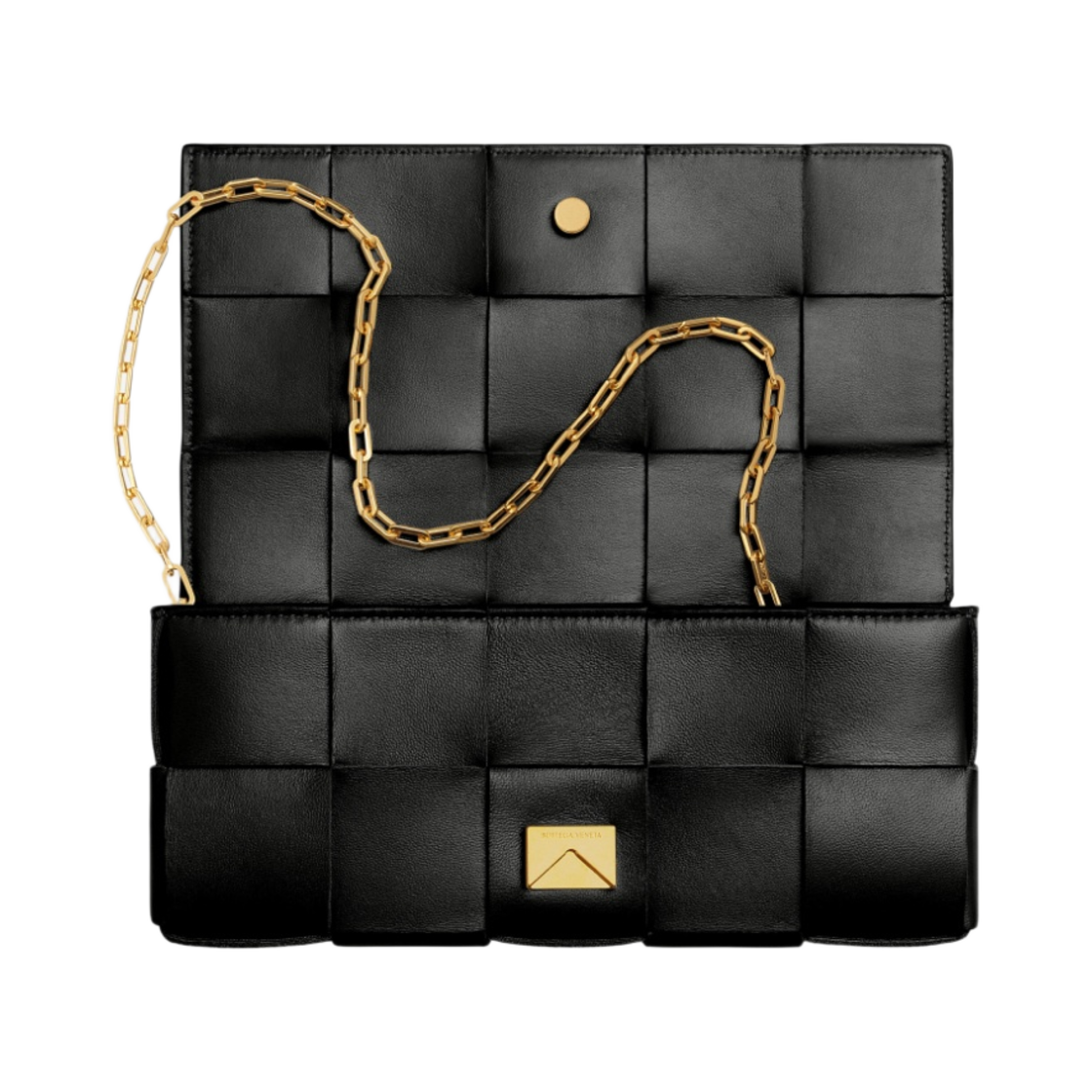 보테가 베네타 카세트백 파우치 온 체인 블랙(Bottega Veneta Cassette Pouch On Chain Black) - 2