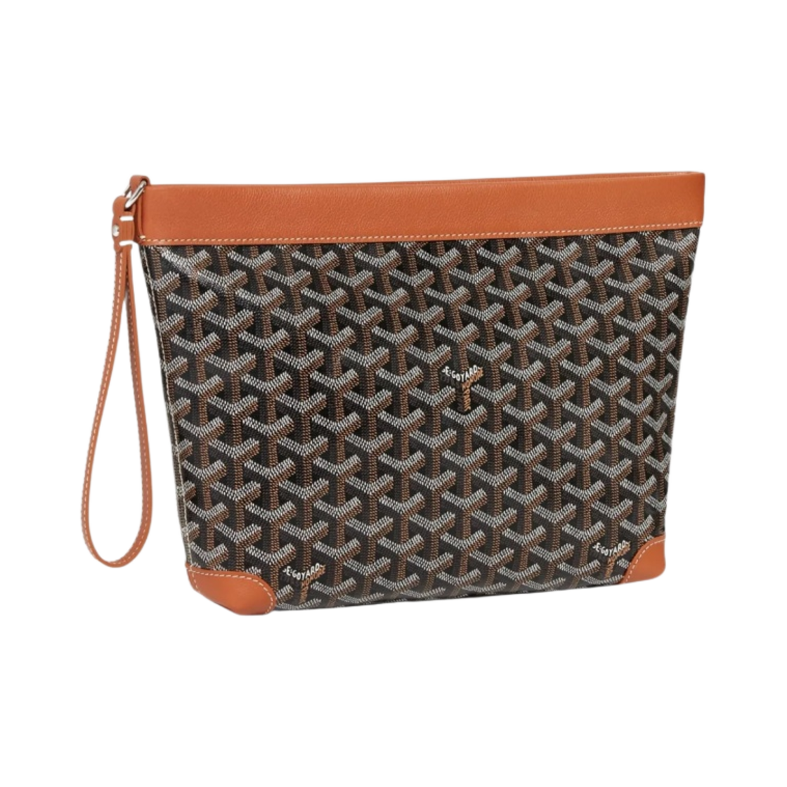 고야드 포쉐트 콘티 파우치 블랙 탄(Goyard Pochette Conti Pouch Black Tan) - 1
