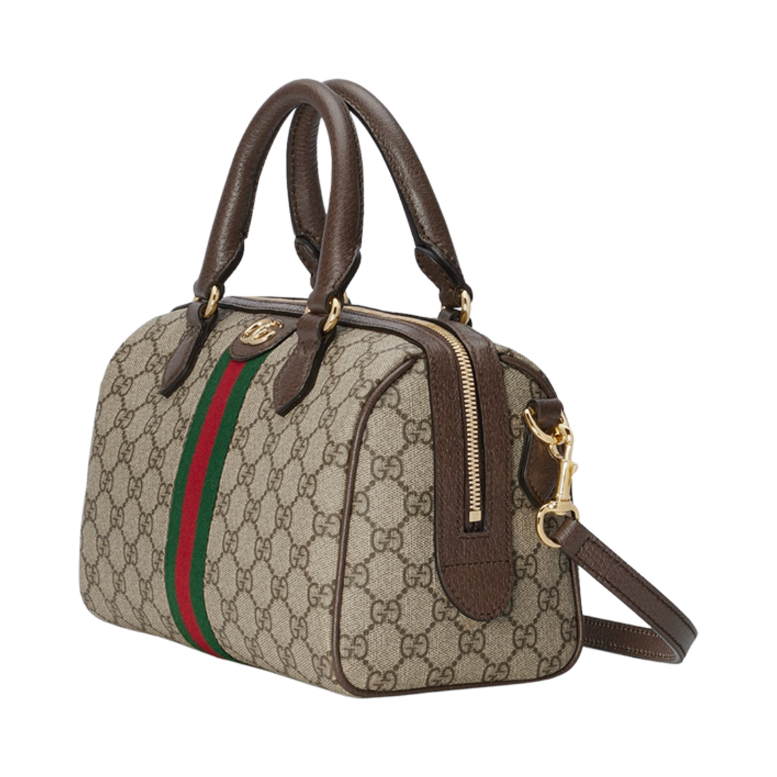 구찌 오피디아 GG 스몰 탑 핸들 백 베이지 에보니 캔버스(Gucci Ophidia GG Small Top Handle Bag Beige Ebony Canvas) - 2