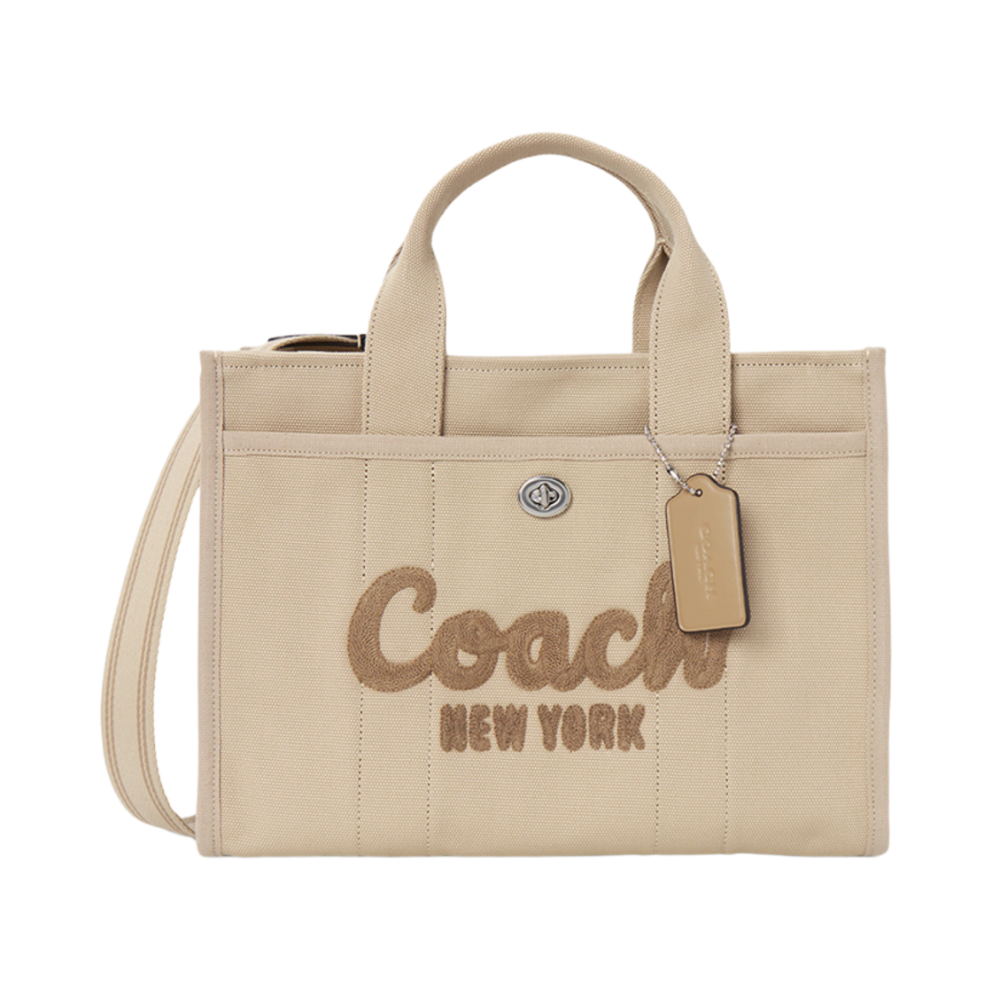 CP158-LHVRA Coach Cargo Tote Bag Beige