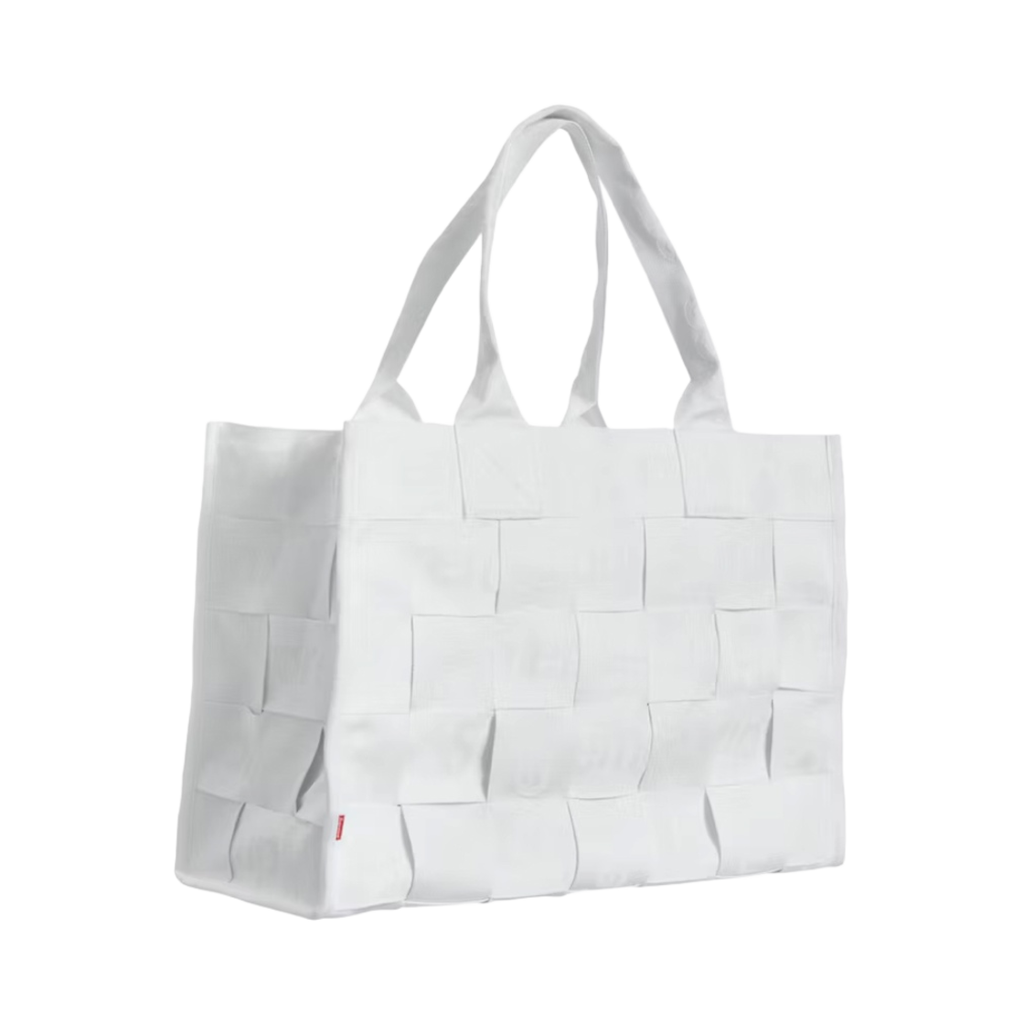 Supreme Woven Large Tote White Supreme Woven Large Tote Bag White