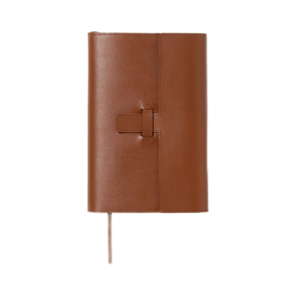 A25SC08RP Auralee Leather Book Cover Camel Brown - 25SS