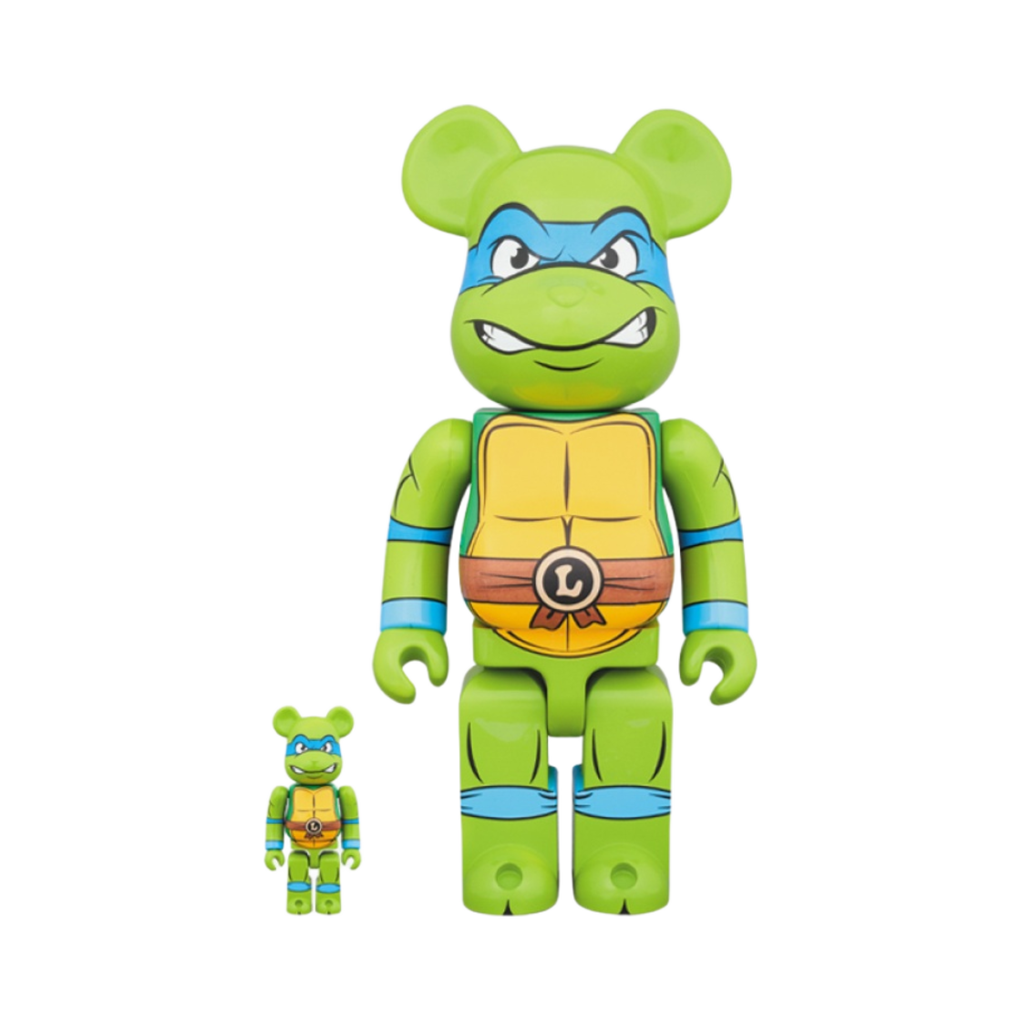 - Bearbrick TMNT Leonardo 100% & 400% Set