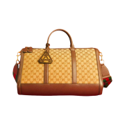 Palace x Gucci Triferg Canvas GG-P Duffle Bag with Embossing Beige Ebony - 22FW