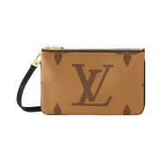 Louis Vuitton Double Zip Pochette Monogram