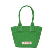 Der Koffer Shopper Canvas Mini Bag Green Spring