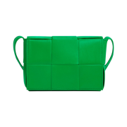 Bottega Veneta Mini Leather Cassette Parakeet