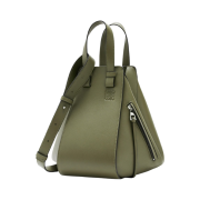 Loewe Small Hammock Bag in Classic Calfskin Avocado Green