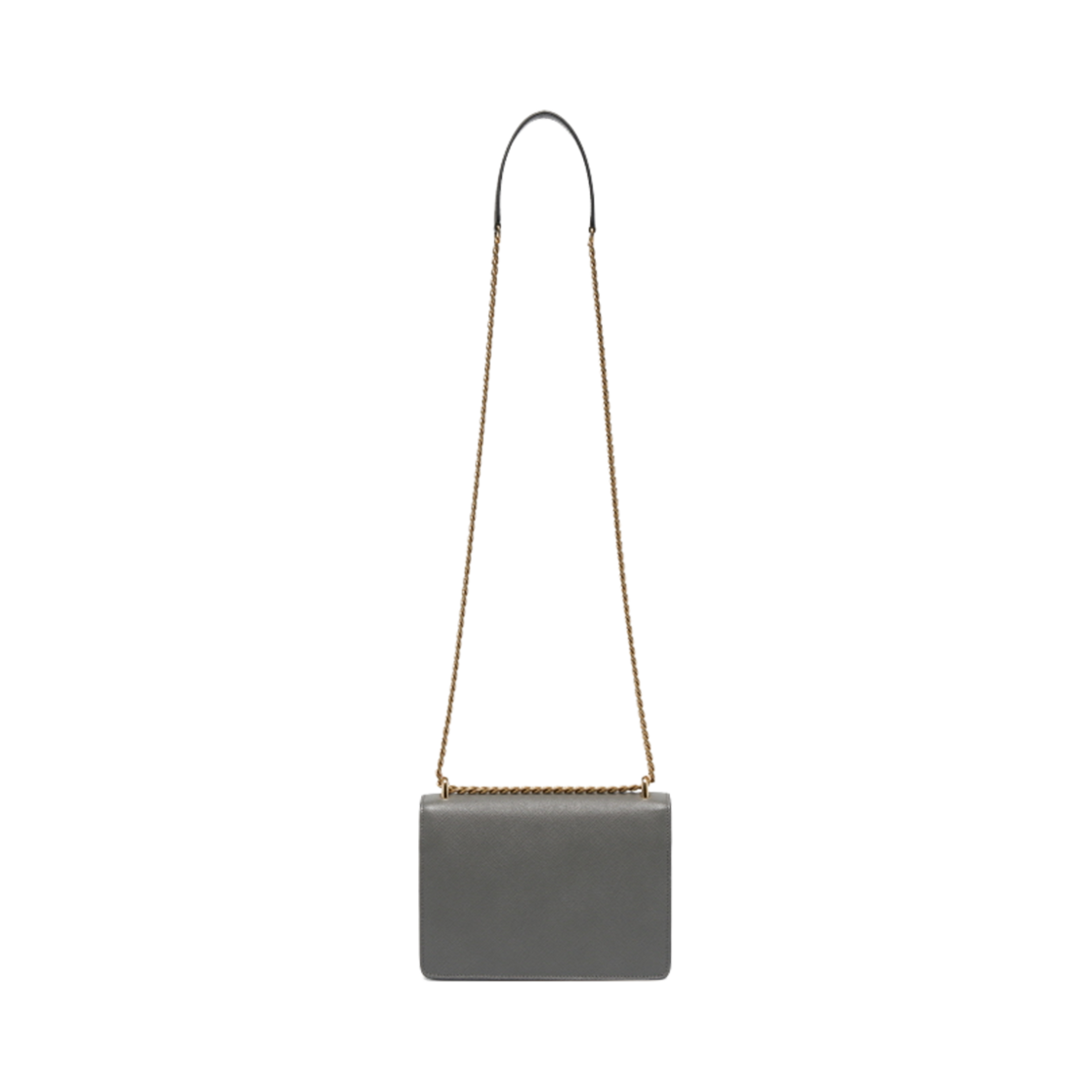프라다 사피아노 레더 엔벨로프 체인 숄더백 마블 그레이(Prada Saffiano Leather Envelope Chain Shoulder Bag Marble Grey) - 3