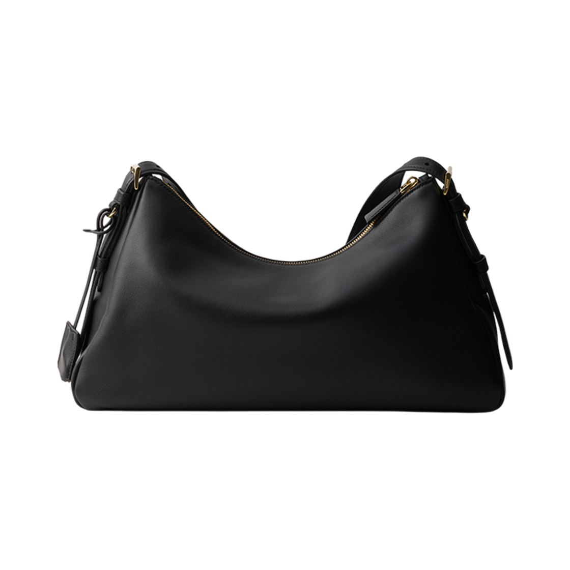 프라다 에이미 라지 레더 숄더백 블랙(Prada Aimee Large Leather Shoulder Bag Black) - 3