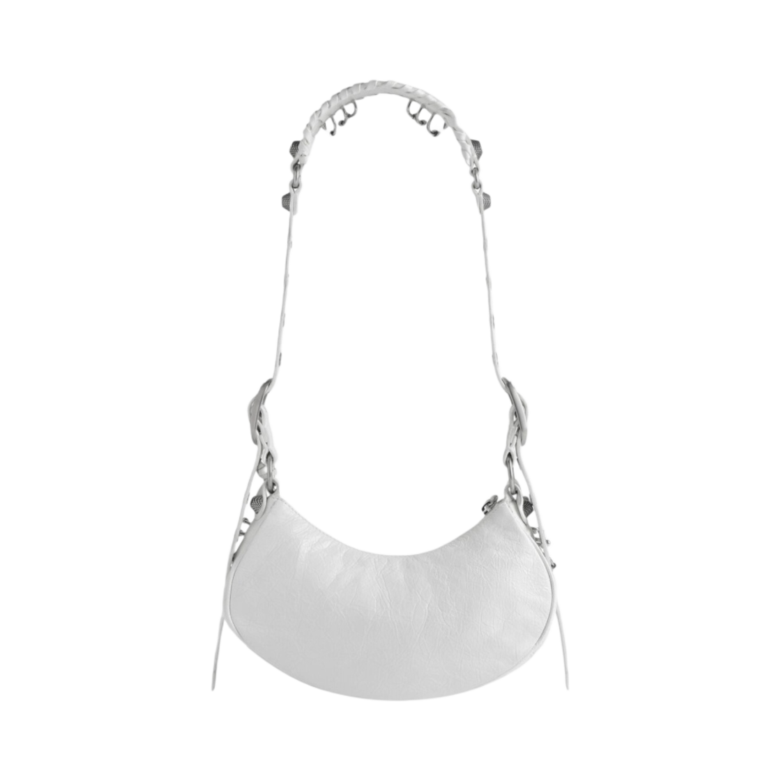 발렌시아가 르 카골 XS 숄더백 피어싱 옵틱 화이트(Balenciaga Le Cagole XS Shoulder Bag with Piercing Optic White) - 3