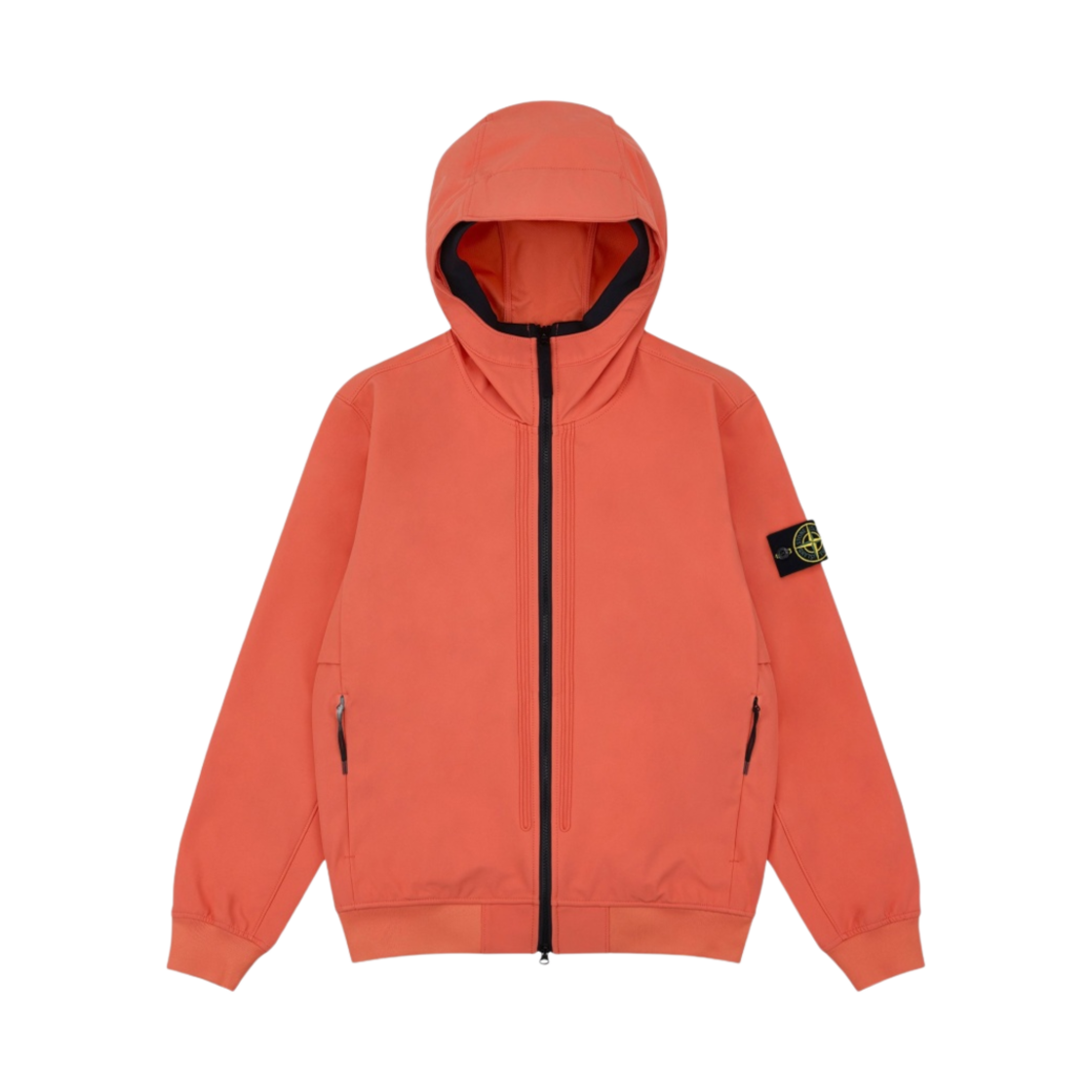 761540427-V0032 Stone Island 40427 Light Soft Shell Hooded Blouson Orange - 22SS - 대표 이미지 #1