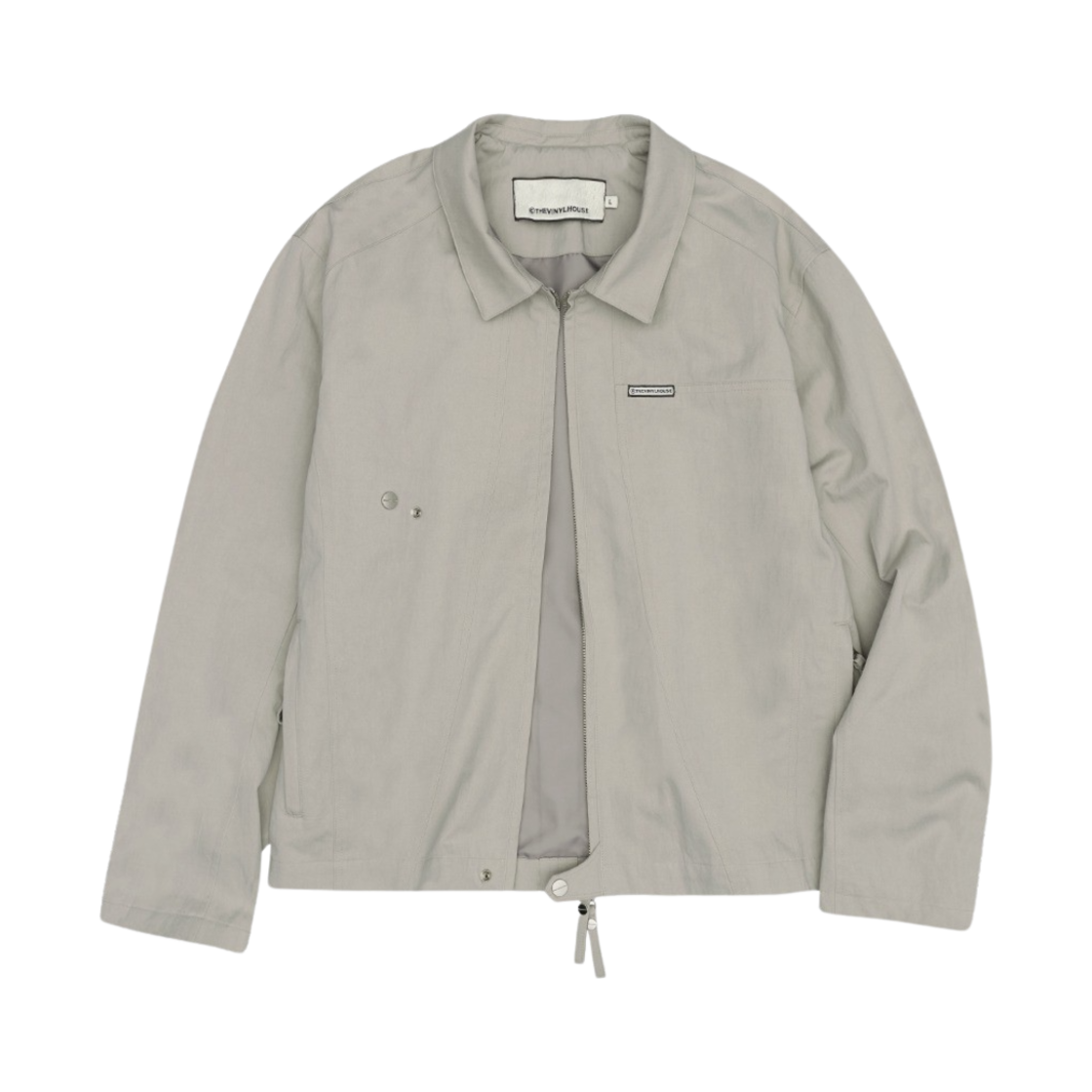 더바이닐하우스 투웨이 집 싱글 자켓 그레이(Thevinylhouse 2Way Zip Single Jacket Grey) - 1
