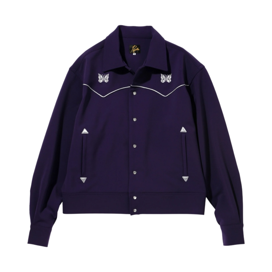 LQ162A Needles Piping Cowboy Jacket Dark Purple