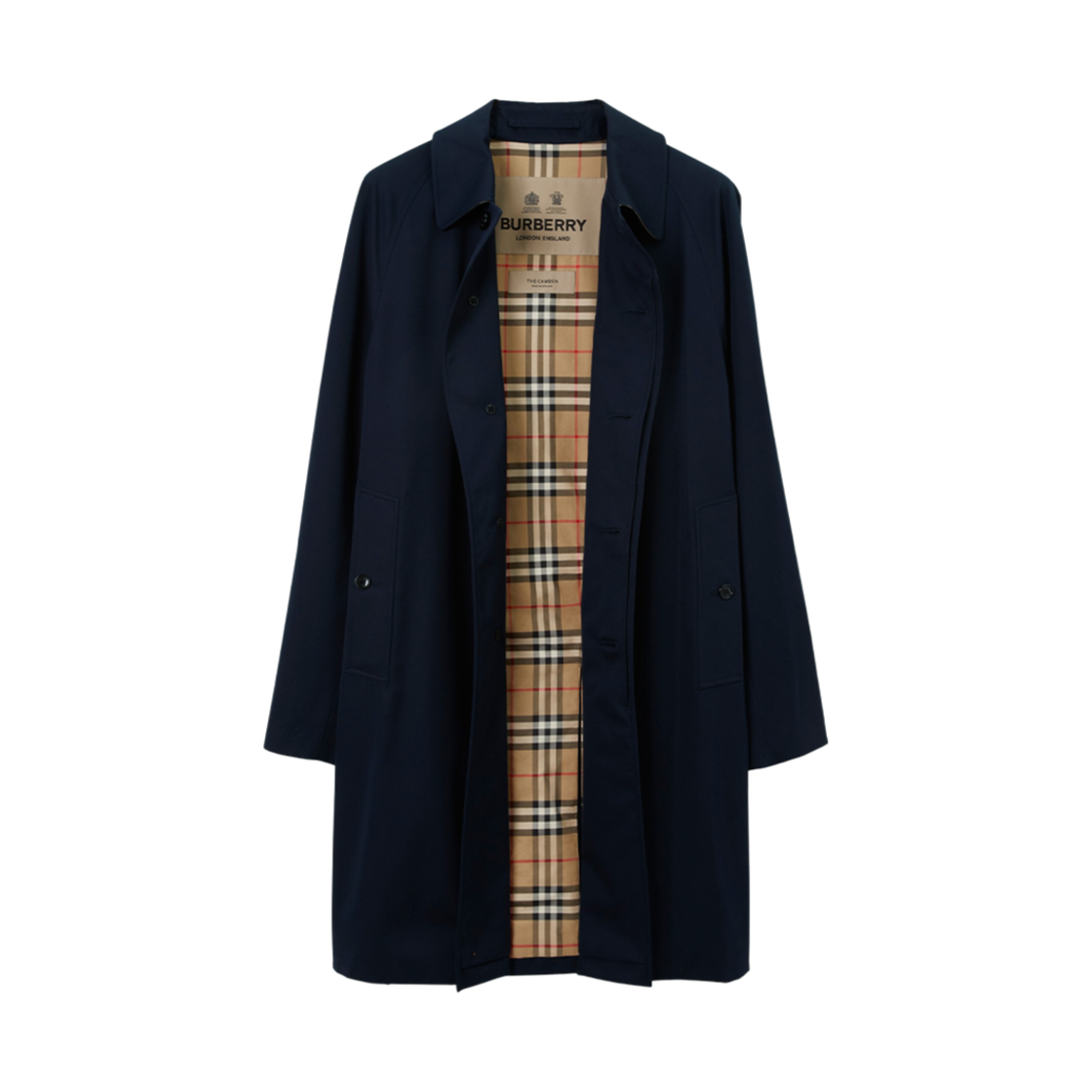 버버리 캠든 헤리티지 카 코트 콜 블루(Burberry Camden Heritage Car Coat Coal Blue) - 2
