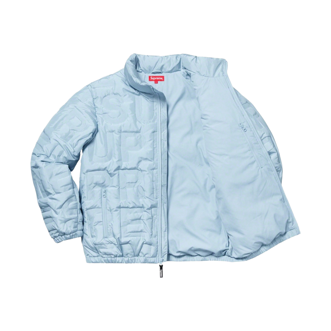 슈프림 본디드 로고 다운 자켓 라이트 블루 - 19SS(Supreme Bonded Logo Down Jacket Light Blue - 19SS) - 3