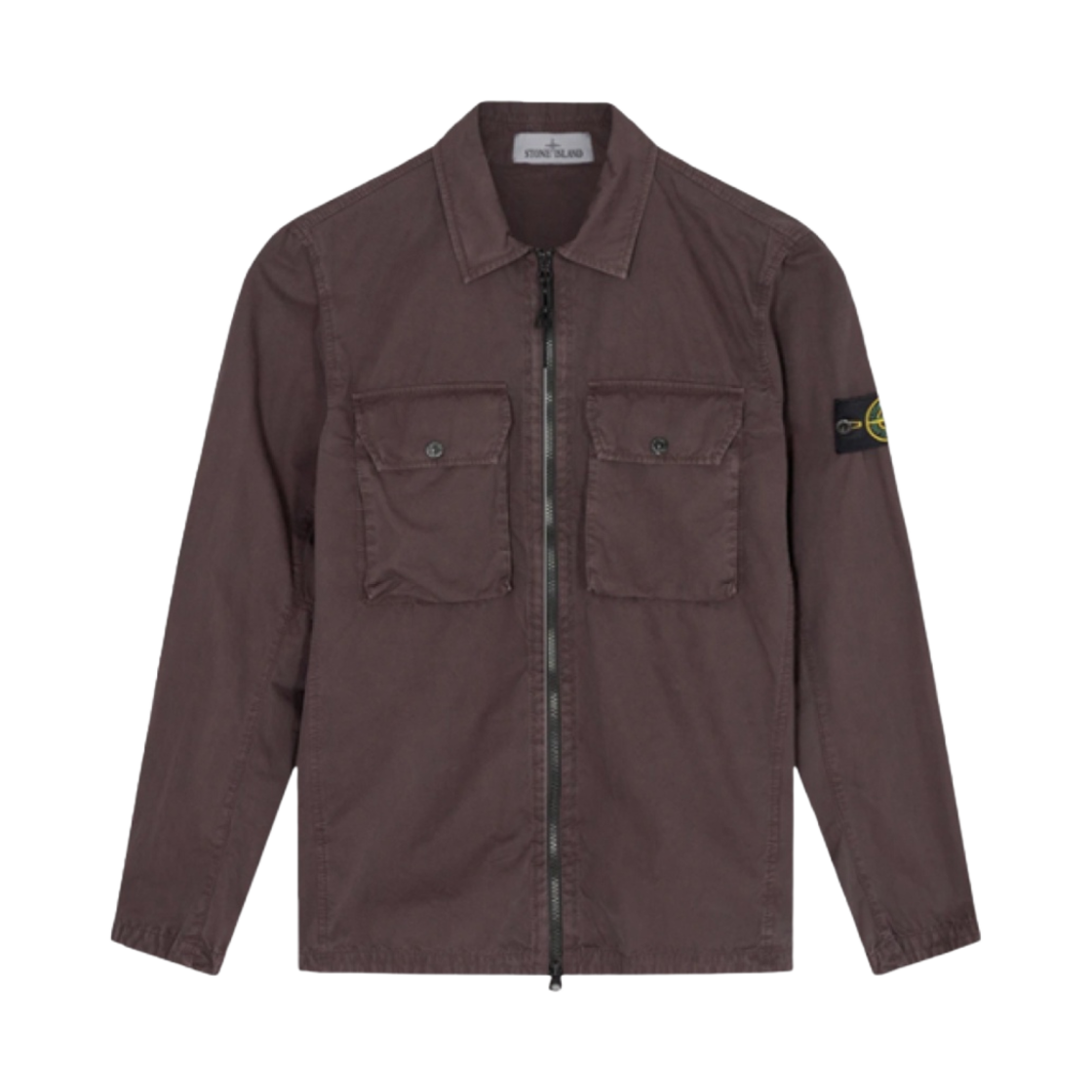 7515113WN-V0170 Stone Island 113WN T.CO+OLD Overshirt Dark Brown - 21FW